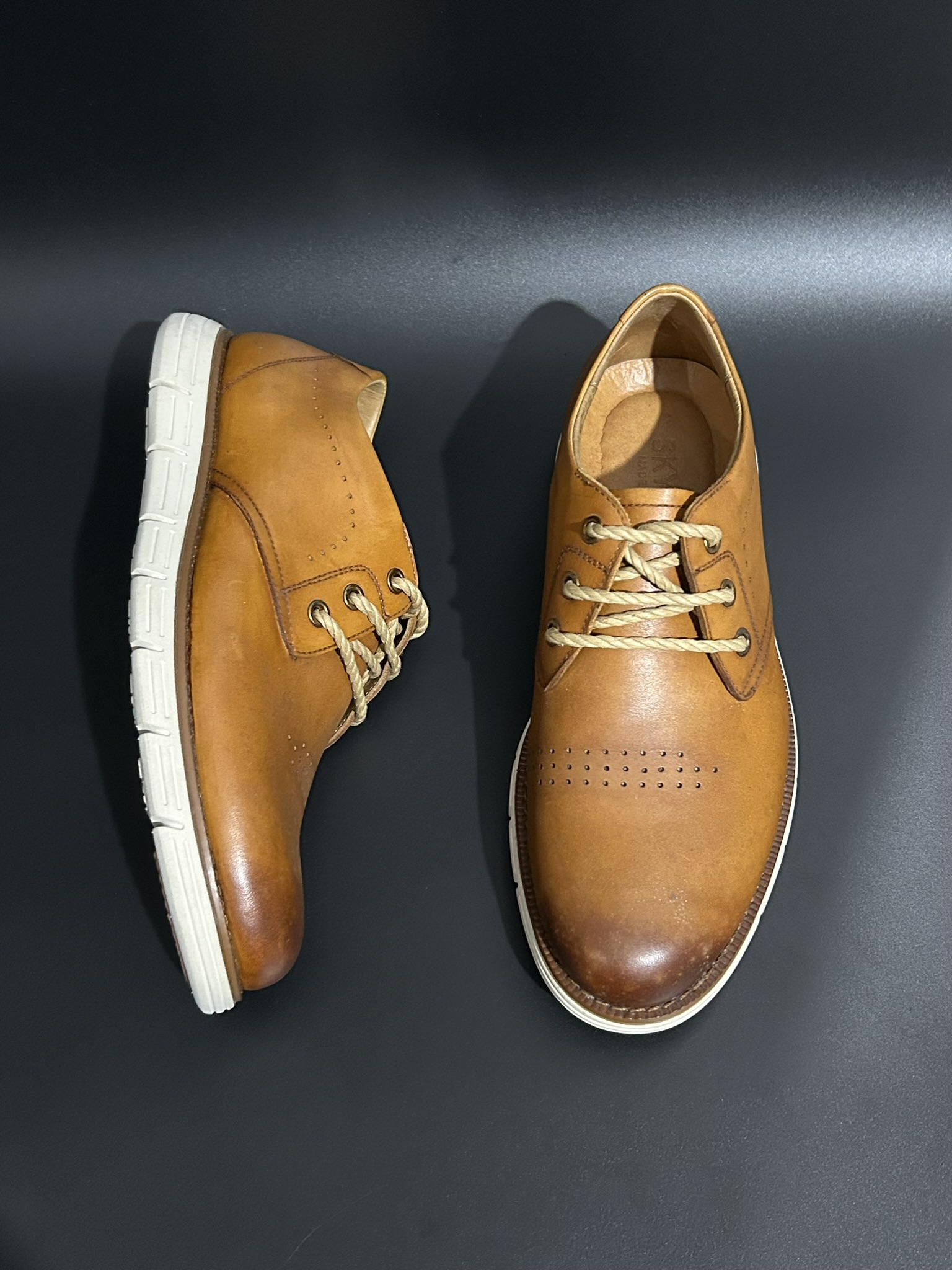 K - Giày Casual Derby Brogue
