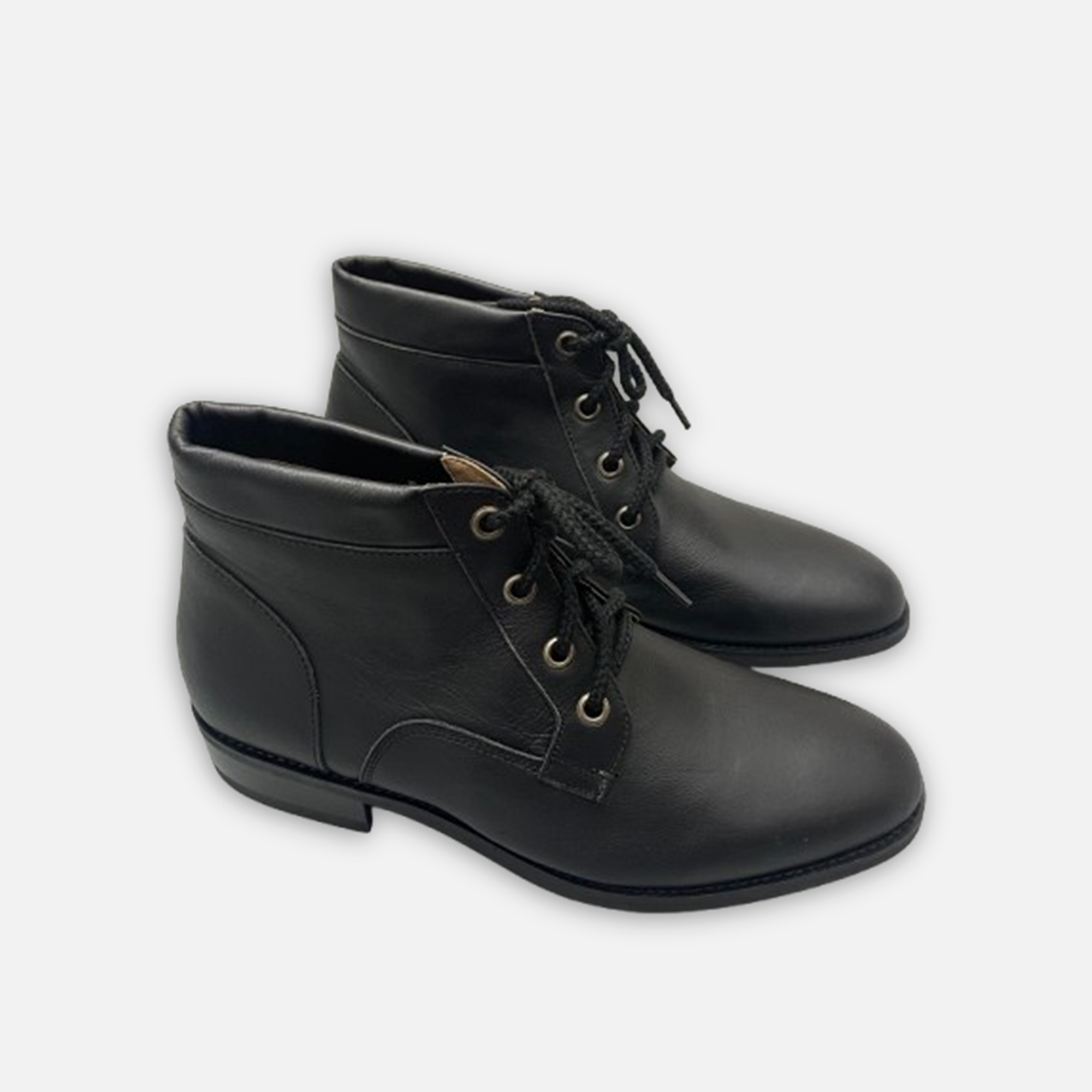 Giày boot nam cột dây